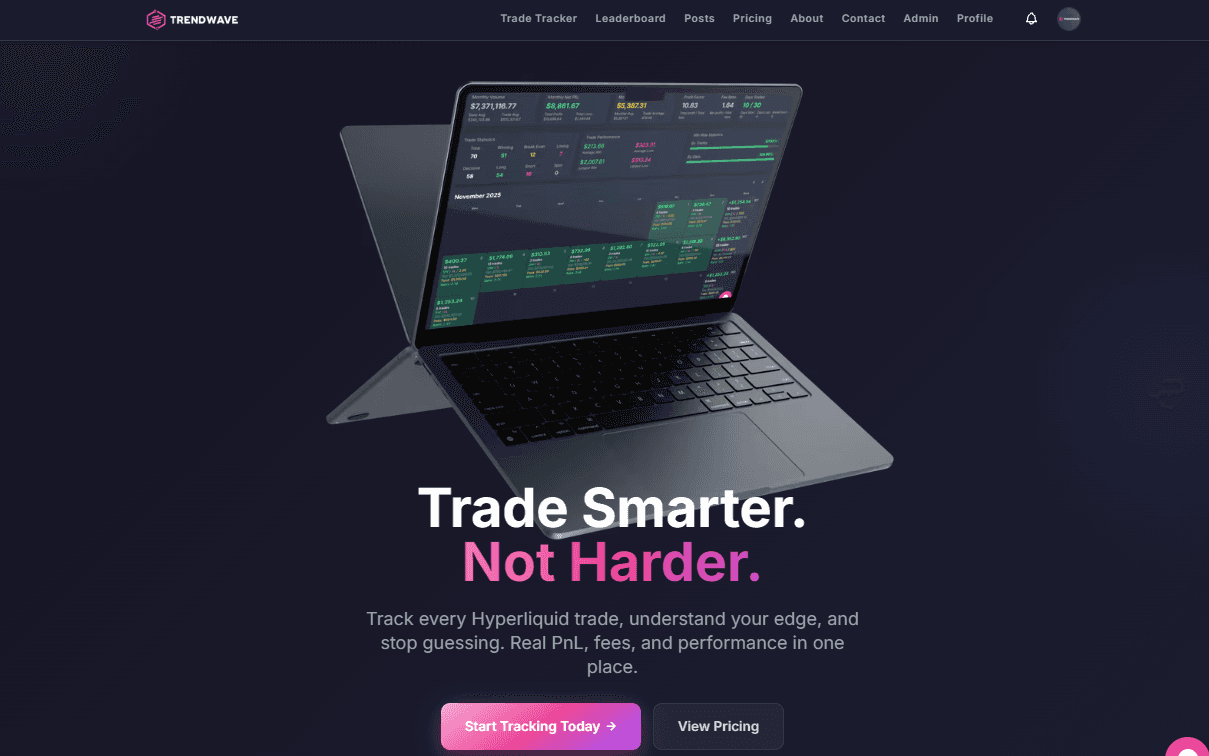 TrendWave — site preview